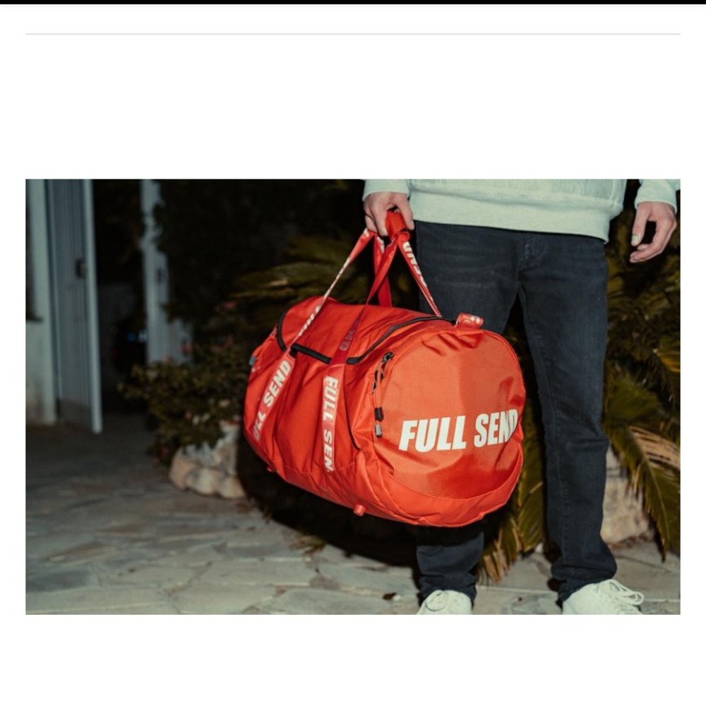 Red Fullsend Duffle Bag - Picture 2 of 3